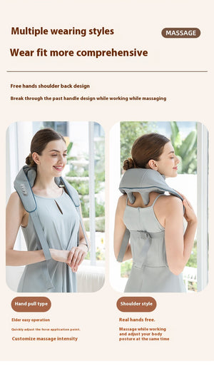 Shoulder Massage Instrument Neck Kneading Hot Compress Multifunctional Wireless