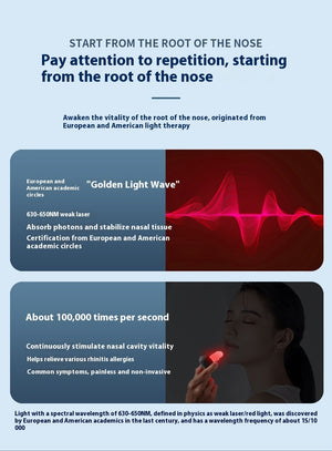 Allergic Chronic Intelligent Infrared Nasal Relief Device